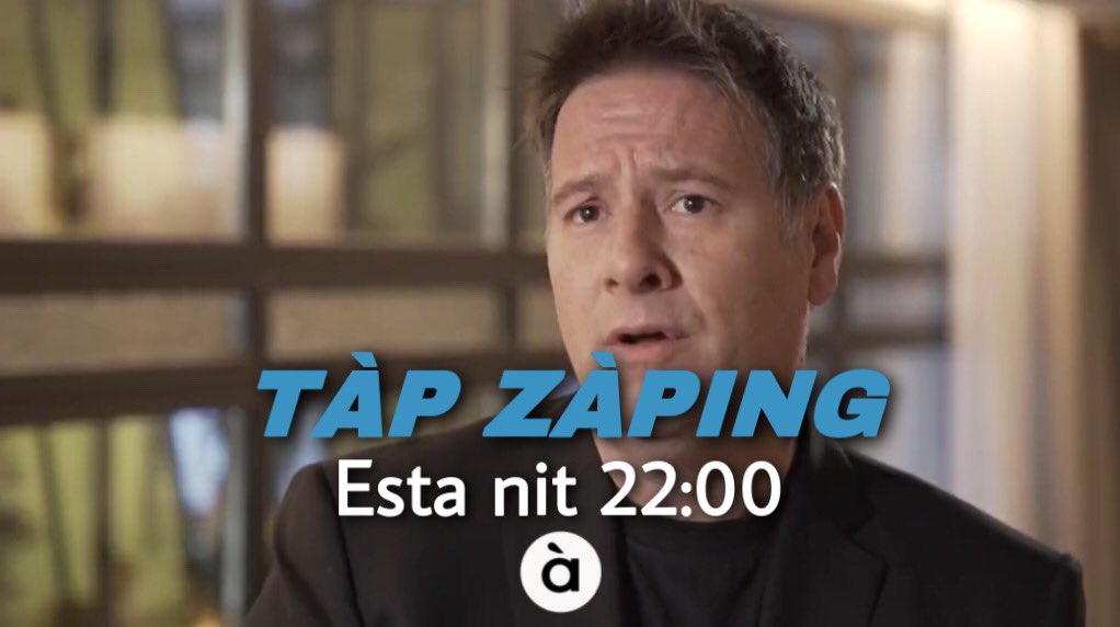 NOU PROGRAMA | <a href="/tapzaping/">TàP Zàping</a> esta nit a les 22.00h en <a href="/apunt_media/">À Punt</a> amb <a href="/Lluiscascant/">Lluís Cascant</a> i <a href="/Carlos_Latre/">Carlos Latre</a> No t’ho pots pedre! 

#TÀPZàping 📺