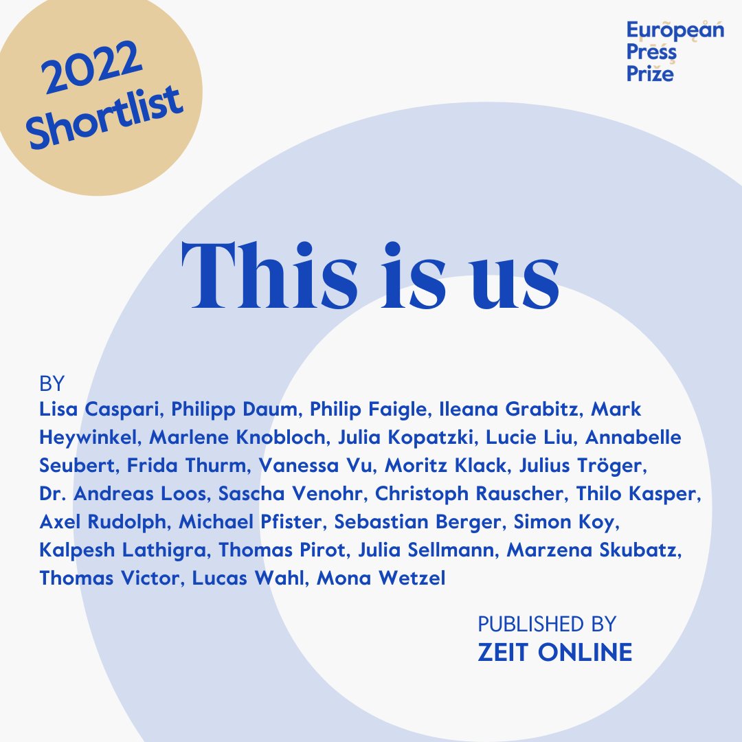 pfaigle's tweet photo. Very happy that our project #die49 is shortlisted for this year‘s @EuroPressPrize, among wonderful projects from media outlets across Europe. @zeitonline @DIEZEIT https://t.co/wf1FIV6cui