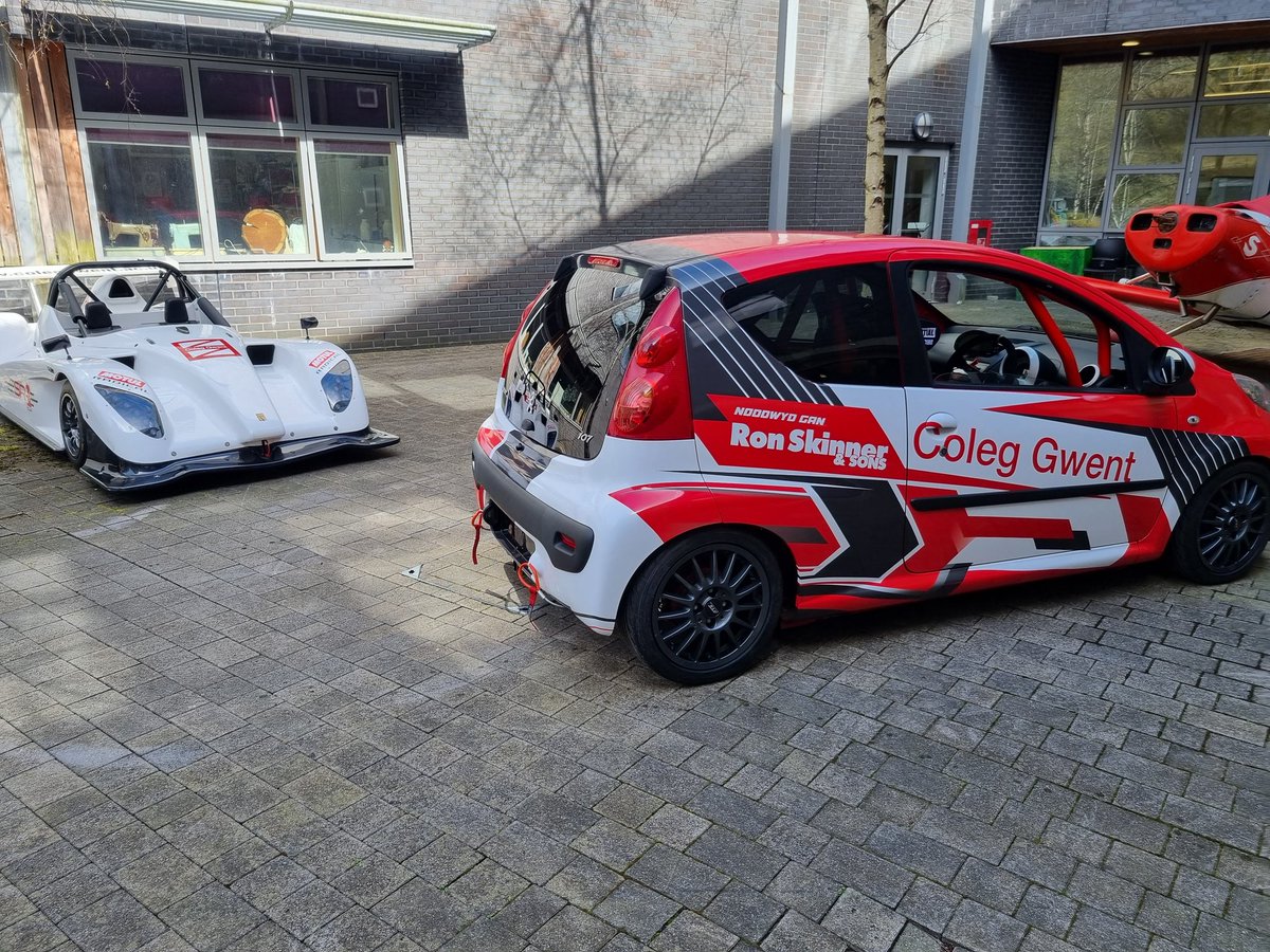 Today we unveiled the <a href="/coleggwent/">Coleg Gwent</a> <a href="/StudentMSport/">Student Motorsport</a> City Car Cup Car for the 2022 season. Built and prepared by our Motorsport Engineering students. 

Keep an eye out for live feeds for the first round at Oulton Park tomorrow!

Race 1: 15 hours and counting!

<a href="/RonSkinners/">Ron Skinner & Sons</a>