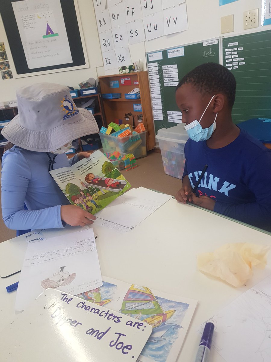 becia1978's tweet photo. Buddy reading. Enriching reading experience in Early Years. Gr2 Ss @WIS_NAM practiced their #literacy skills by engaging with younger students from #EY3 during reading time. Ss read stories, ask questions and practiced writing #creative #studentagency #grade2 #learningAtWIS https://t.co/cm7y2r80EK