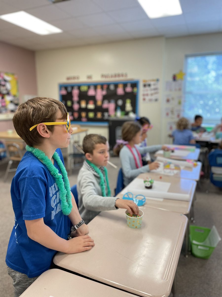 Estmonge12's tweet photo. … Little bit more of our fun day. This class (teacher 🤫) is ready for the break 🎊 https://t.co/c4SMQY56Bk