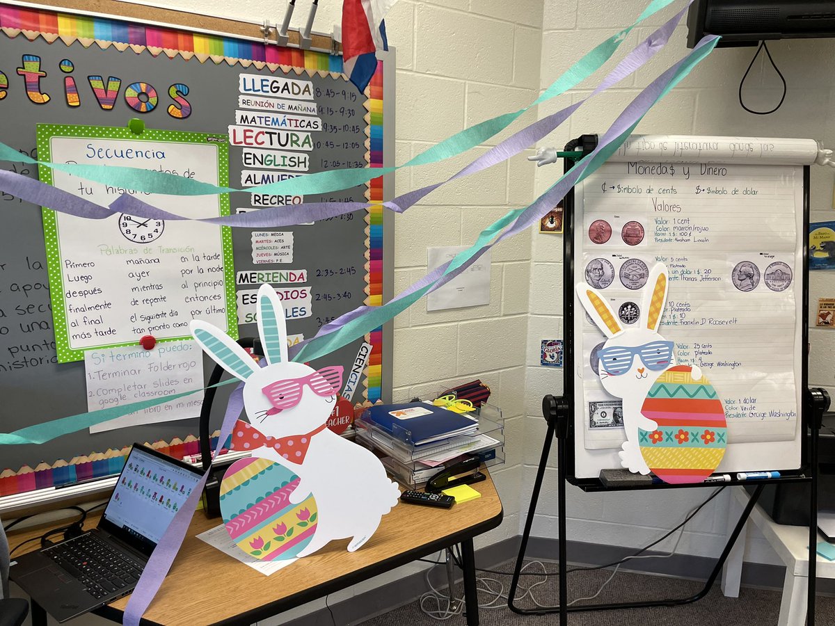 Estmonge12's tweet photo. … Little bit more of our fun day. This class (teacher 🤫) is ready for the break 🎊 https://t.co/c4SMQY56Bk