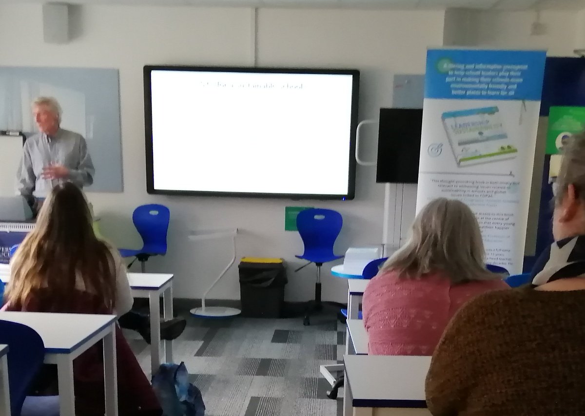 paul_vare's tweet photo. Thanks David Dixon for an inspiring talk yesterday at UoG on 'Leadership for Sustainability', showing schools can transform and be transformative despite a decade of policy indifference. https://t.co/04S9rIFMip