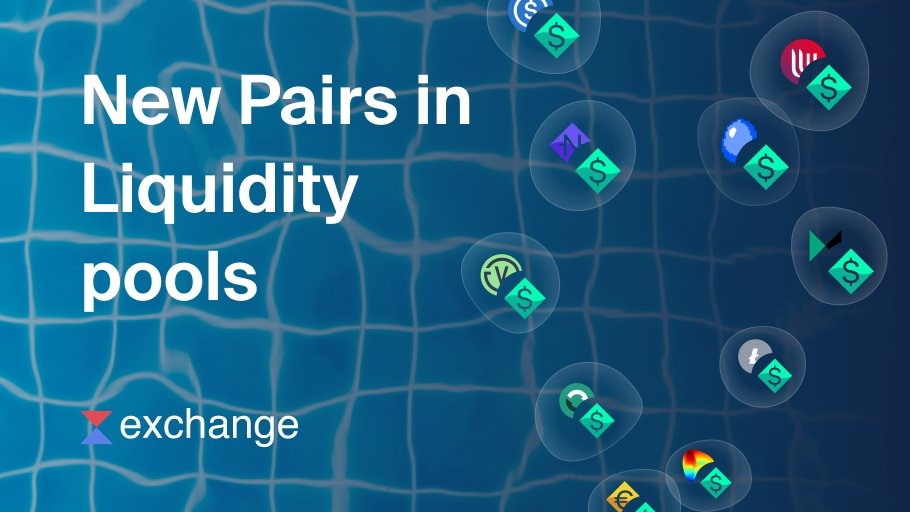 WXNetwork's tweet photo. 🔥 New pairs in liquidity pools
Wow, long-awaited update! 16 new pairs have been introduced in liquidity pools.
🔹Go to pools page https://t.co/DuqVfwmBjU
🔹Become https://t.co/z9r4K8yi2X liquidity provider and receive passive income. https://t.co/6wwxeQTeg0