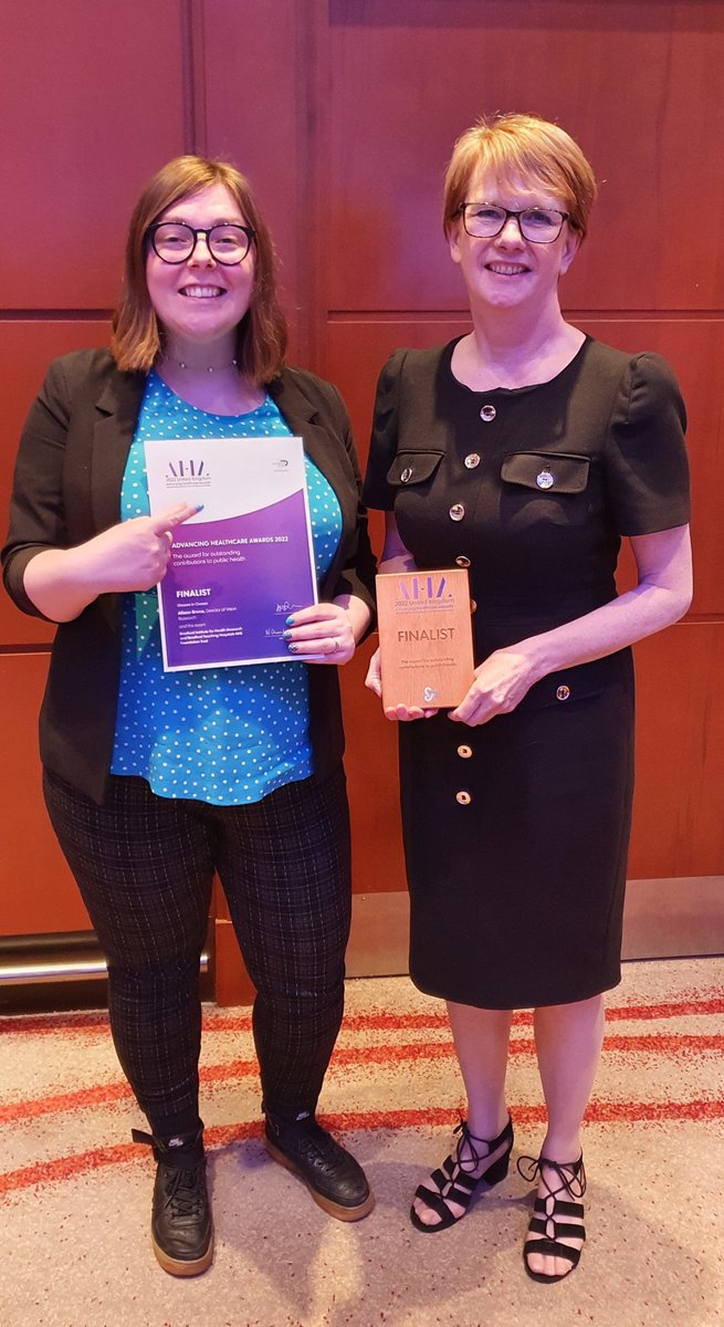 DrEmWilliams's tweet image. Fantastic to be nominated and end as finalists at the @AHAwards, congratulations @AlisonBruce201! So proud to have represented the #GlassesInClasses intervention - even on my nails! 🤓