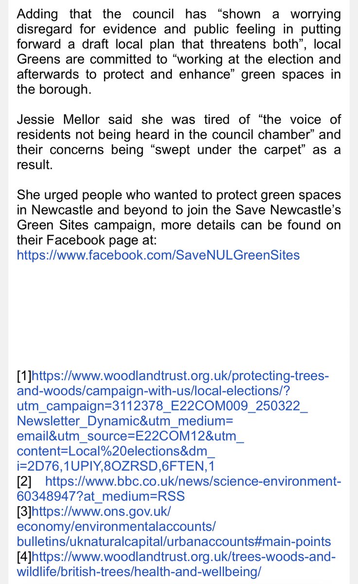 Another press release has landed in our inboxes as election campaigning gets underway in Newcastle.

The <a href="/NorthStaffsGP/">North Staffs Green Party</a> candidates are pledging to promote protecting and planting trees in the borough.