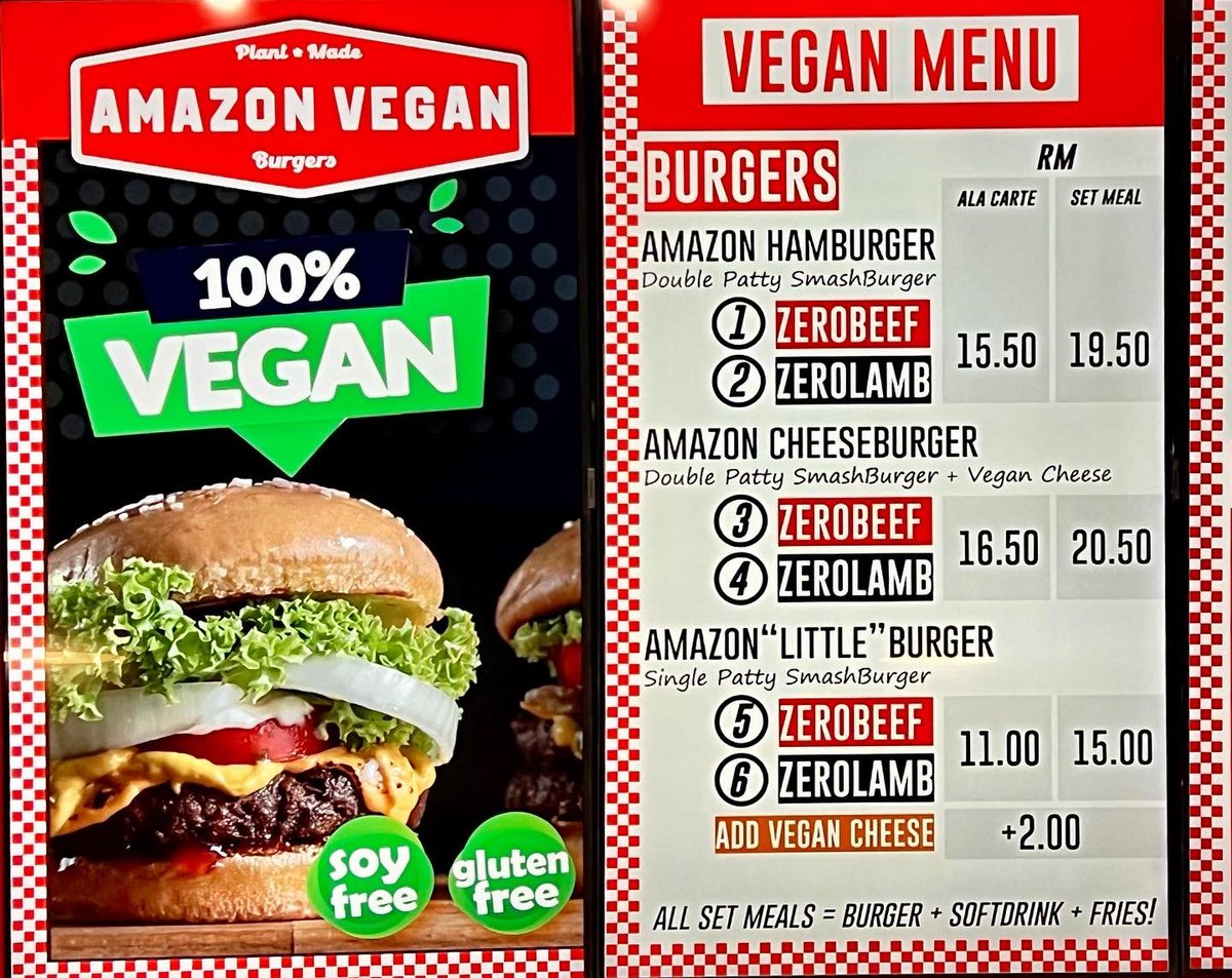 LatinVegan's tweet photo. I was blessed to be able to break my fast with this delicious tasting burger meal set @amazonvegans. You have to come check them out. #veganfoodshare #whatveganseat #govegan #veganism #vegano #veganfoodie #veganlifestyle #plantbasedfood #vegancommunity #kualalumpur #malaysia https://t.co/QPELuX6Gpg