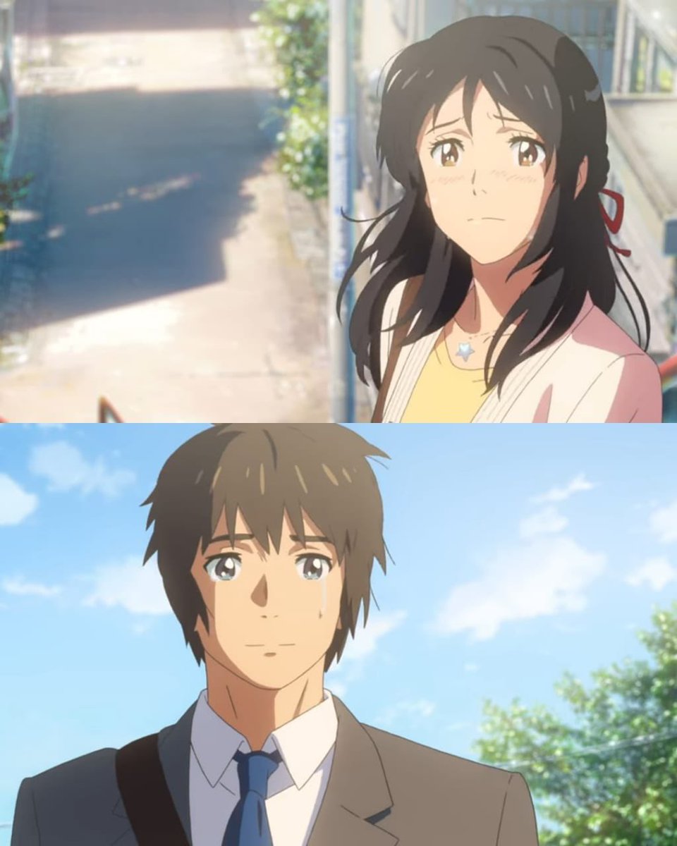 GabyMeza8's tweet photo. ¡HOY ES SU REENCUENTRO! 🎉 Este 8 de abril del 2022 es la fecha exacta donde Taki y Mitsuha de #YourName se reencuentran como adultos y después de todo lo que vivieron antes de olvidarse el uno al otro. 

'¿Puedo saber tu nombre?' https://t.co/qvcoRiyP3w