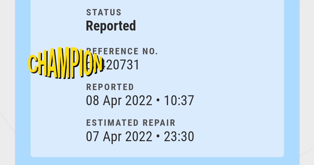 Marypr69's tweet image. Esto es epico. Ayer se fue la luz por la noche. Hoy hice el reporte. Y dicen que lo arreglaron ayer por la noche Luma Energy para el futuro