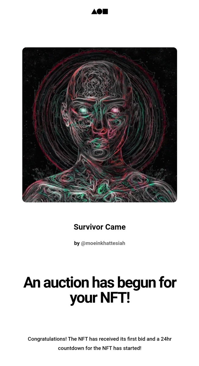 MoeinKhatteSiah's tweet photo. The auction started🤩❤
. Thank you for your support and your faith in my work. You really made my day and I got the energy to keep working and progressing🙏⭐
https://t.co/O320M1v22U
0.2 $ETH 
@astudy https://t.co/J0nA1dJ9TD