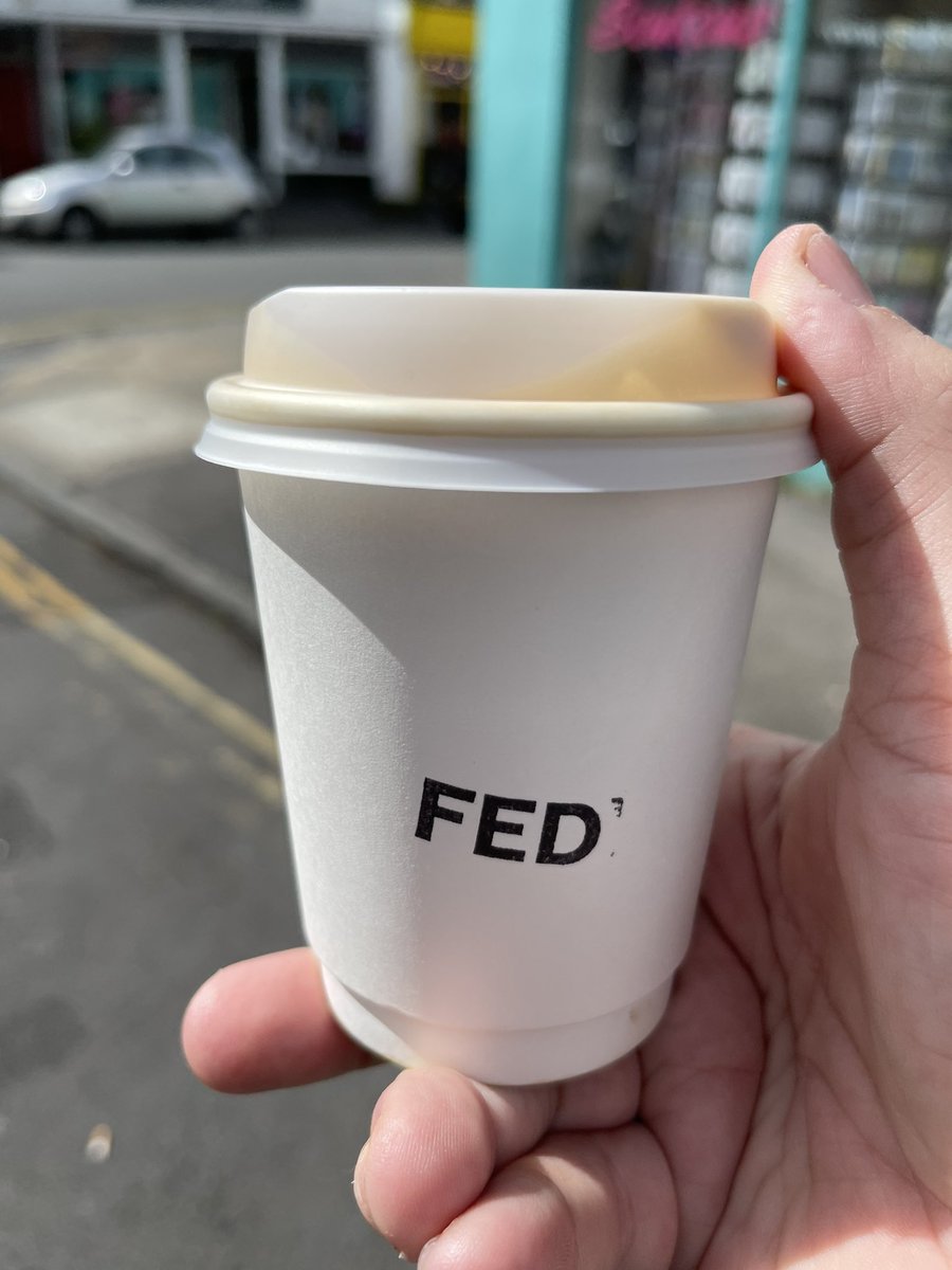 Had the most amazing coffee earlier using a strong coffee face of mine <a href="/YallahCoffee/">YallahCoffee</a> at <a href="/303Fed/">Fed 303</a> in Cotham Hill, it was all I could do to stop myself buying this nduja egg brioche wonderment.