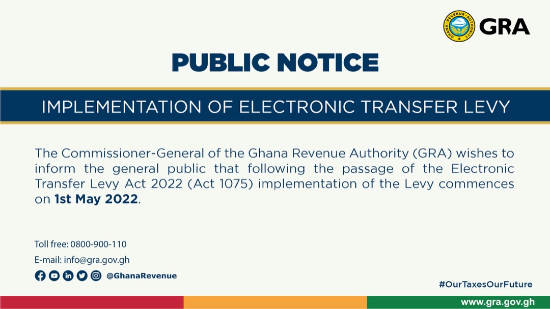 GhanaRevenue's tweet photo. PUBLIC NOTICE!!!
https://t.co/XOMrCkCeUu https://t.co/TaLWn4MK0p