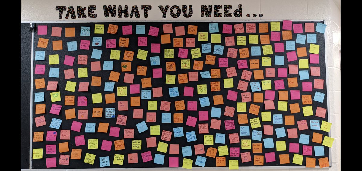 mrshansonclass's tweet photo. Take What You Need...@msjpalazzese @MargueriteHCDSB #PositiveVibesOnly #PositiveThoughts https://t.co/Uev6k8aK4A