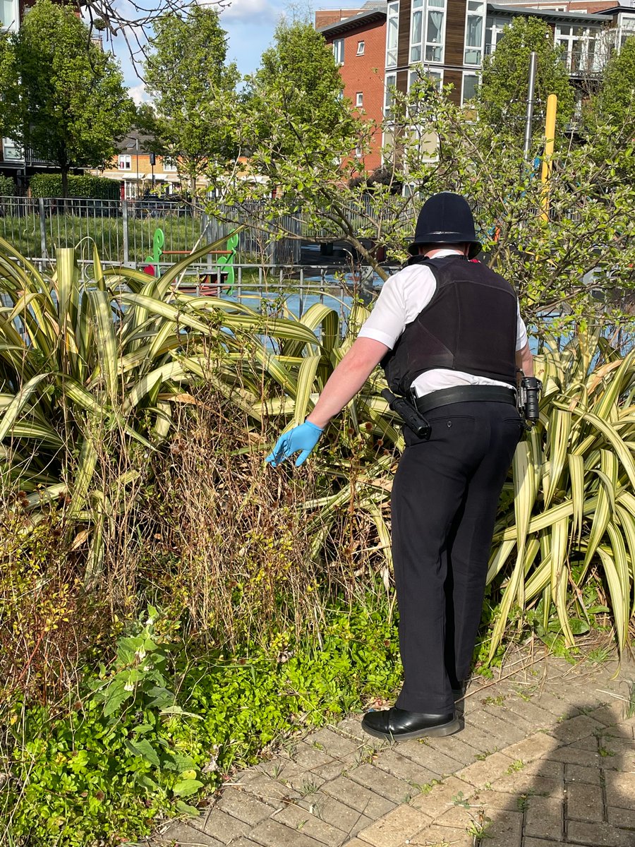 The Team have been out on foot patrol, covering our ASB and Crime hotspot areas this afternoon. They conducted a weapons sweep of Hunt Close and you’ll be reassured to hear that nothing of note was found. #teamshepherdsbushgreen #snt #Besafe