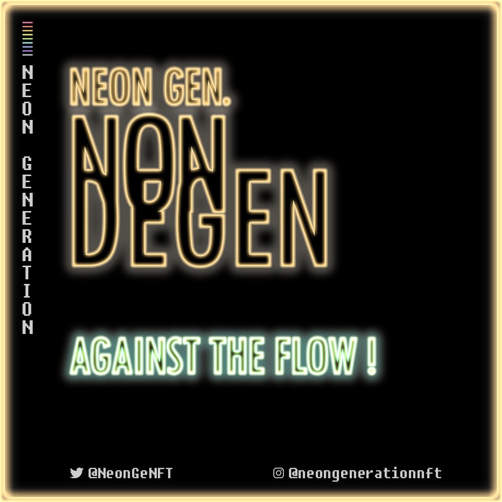 NeonGeNFT's tweet photo. Become a #NeonGen
Lead The Trend!

✅Join Us on Twitter &amp; IG
✅Be Part Of The Community on Discord <Link In Bio>

#NFTCommunity #nondegen #againsttheflow #believe #achieve #savetheplanet #sustainableliving #NFT #Giveaways #NFTWhitelist https://t.co/0nV4ziq4v8