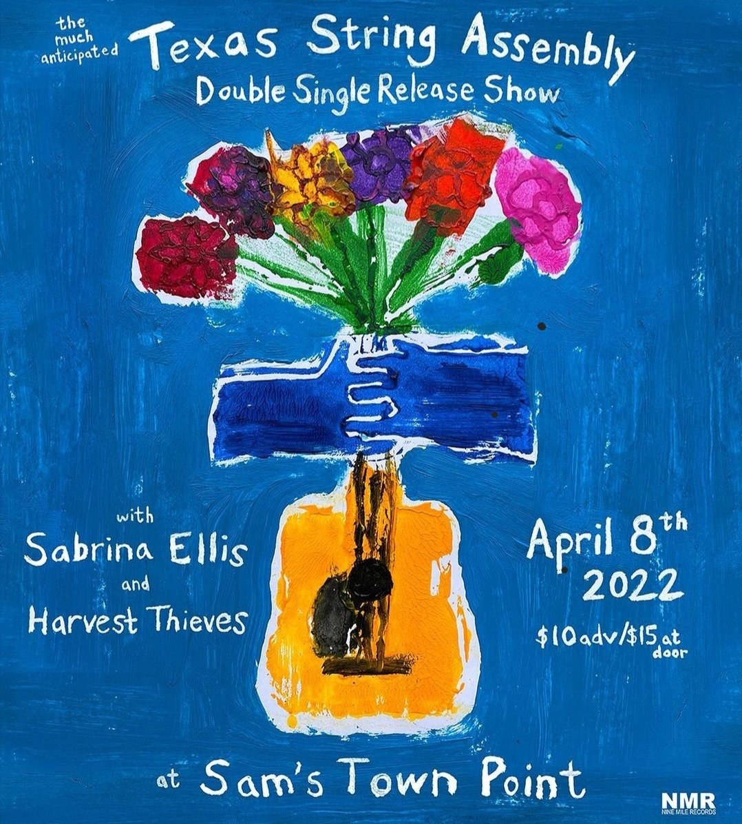 Come out and celebrate the release of our 1st ever music singles <a href="/samstownpoint/">Sam's Townpoint</a> TONIGHT! with <a href="/SabrinaPinata/">Sabrina Ellis Xylophone</a> &amp; <a href="/HarvestThieves/">Harvest Thieves</a> Get tickets and listen here -> linktr.ee/texasstring