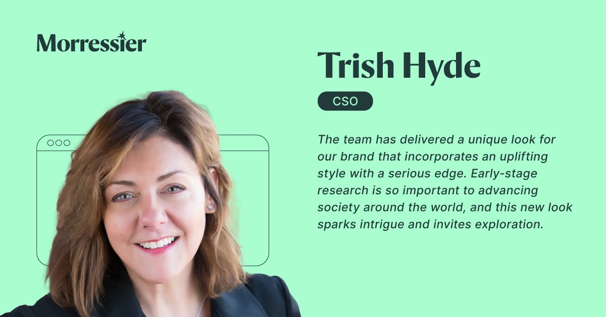 At Morressier, we're on a path to redefine this industry and change the way early-stage research is shared.

Hear from our Chief Sales Officer <a href="/TrishHyde7/">Trish Hyde</a> on how our new brand aligns with this bold vision.

Check out our latest blog for more info:
eu1.hubs.ly/y0Hqxp0
