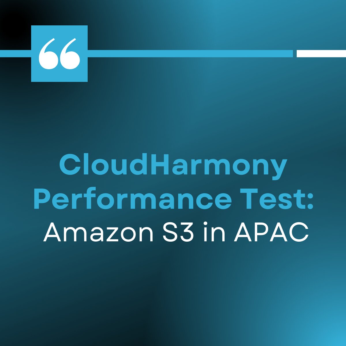 cloudharmony's tweet photo. We recently ran a #performancetest on an #Amazon S3 network across the #APAC regions. Curious what we found? Here are our findings: https://t.co/UJgRZ5MrSa. #Cloud #CloudHarmony https://t.co/NQ0VCYVnID
