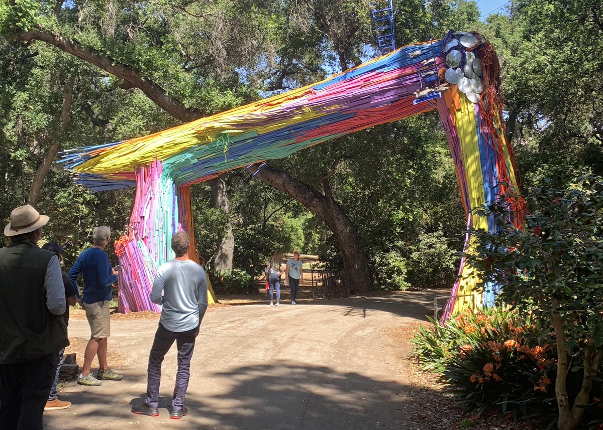 DescansoGardens's tweet photo. #Art alert 🎨 Your (Un)natural Garden opens April 16. Created by artist Adam Schwerner, don't miss this and other #snakeway sculptures along the path to the Sturt Haaga Gallery and Boddy House. Intrigued? Learn more at https://t.co/M2Q05ISC9e https://t.co/Uf6dICvbR2
