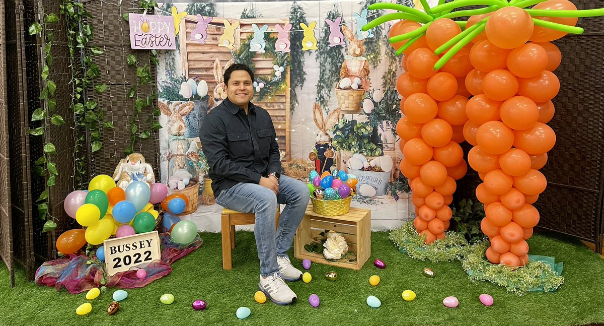 rocharoy's tweet image. We are ready for Easter Pictures @BusseyES_AISD. Obviously, our 🧸 #BusseyBears look more radiant than us with their best fits.🐣🐰🥕#NotModels