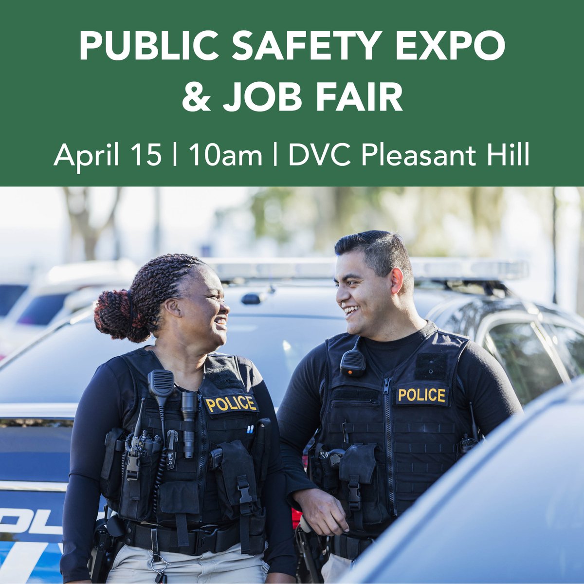 Take your career to the next level! 👋 Meet recruiters. ✅ Learn about opportunities with Bay Area police, fire and emergency medical agencies. ⏰ Public Safety Career Expo &amp; Job Fair:  bit.ly/3tpIcDt. #jobfair #publicsafety