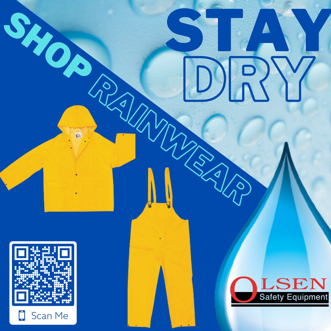 OlsenSafety's tweet photo. #AprilShowers bring May🌷#STAYDRY with #OlsenSafety this #wet season &amp; shop our #rainwear!
 
info@olsensafety.com 
800-343-6461  
https://t.co/FyYsYLtDBd

#safetysupplies #PPE #ProtectiveClothing #gearup #poncho #rainsuit #raincoat #MCR #waterproof #spring #workersafety #outdoors https://t.co/SjoVZav9d4