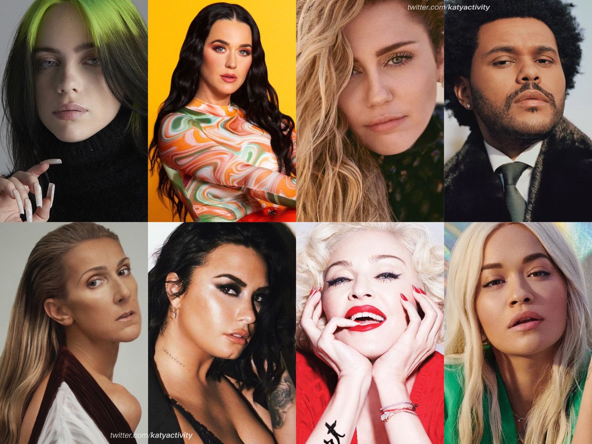 KatyActivity's tweet photo. Katy Perry, Billie Eilish, The Weeknd, Miley Cyrus, Demi Lovato, Rita Ora and others will join Global Citizen’s pledging event to support the 'Stand Up for Ukraine' campaign on April 8, 2022 🇺🇦 https://t.co/SGdNVEJufy
