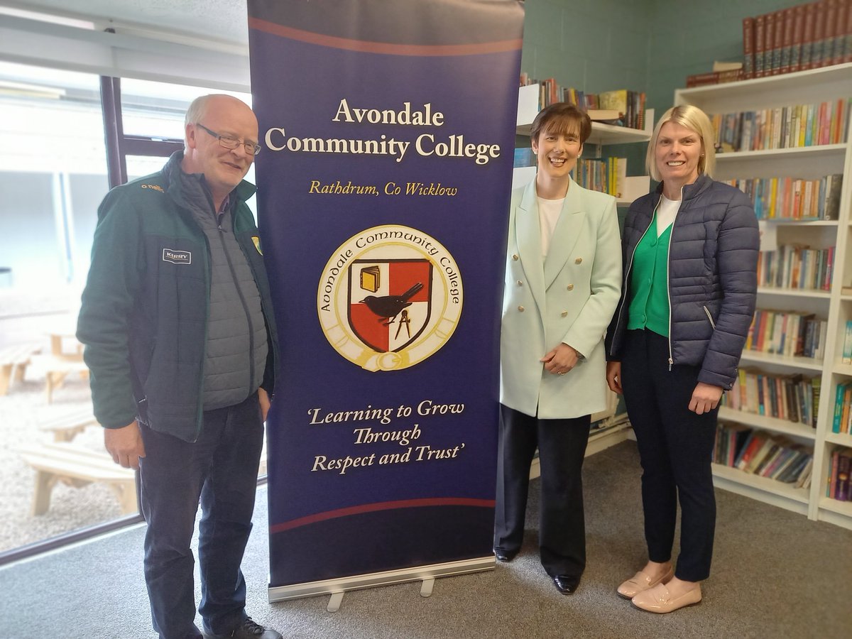 What a wonderful afternoon at Avondale CommunityCollege,  Rathdrum. From speaking to the student council to the entire school community's truly memorable reception, this was an afternoon to remember. Both <a href="/SenatorPatCasey/">Pat Casey</a> and I were bowled over by the generosity of welcome.