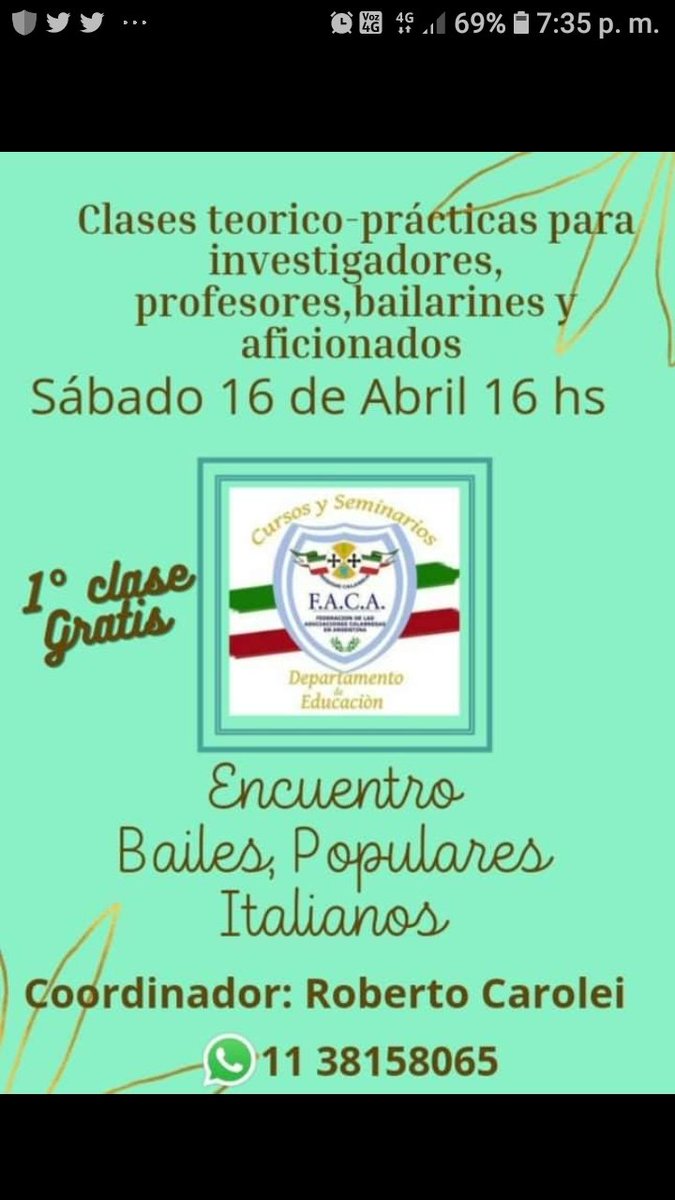 federacioncala1's tweet photo. Te esperamos!! https://t.co/kX08sqL6Lp