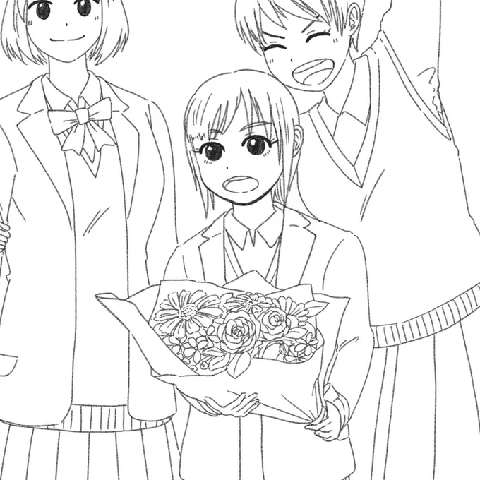 一体いつ出来上がるのか分からないイラスト🌹 