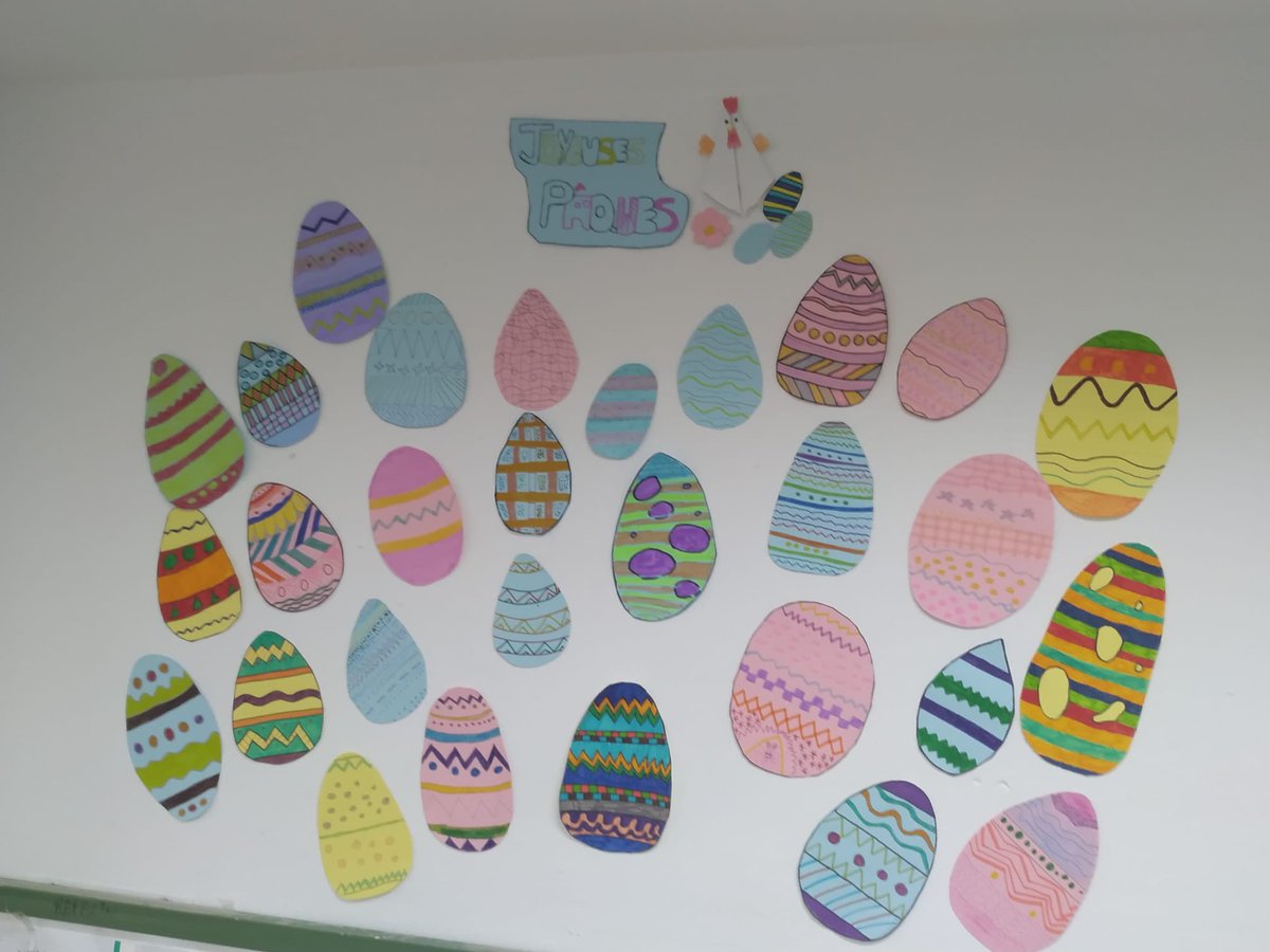 Os deseamos un merecido descanso con esta exposición de huevos de Pascua #Pâques #SemanaSanta #Easter