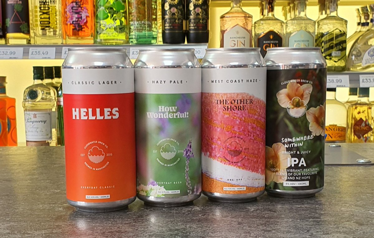 Lots of beers back in stock from <a href="/cloudwaterbrew/">Cloudwater Brew Co</a> couple of new ones in there too 👇