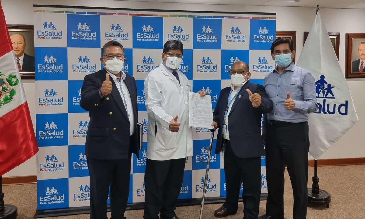 SinatemssPeru's tweet photo. En un día histórico para Tecnología Médica, @EsSaludPeru emitió la Resolución de Gerencia General N° 627-GG-ESSALUD-2022, que da inicio al trabajo para la implementación de la Unidad Orgánica de Tecnología Médica.
#UnidadTecnologiaMedicaseraUnarealidad https://t.co/Jp5qyK7q1V