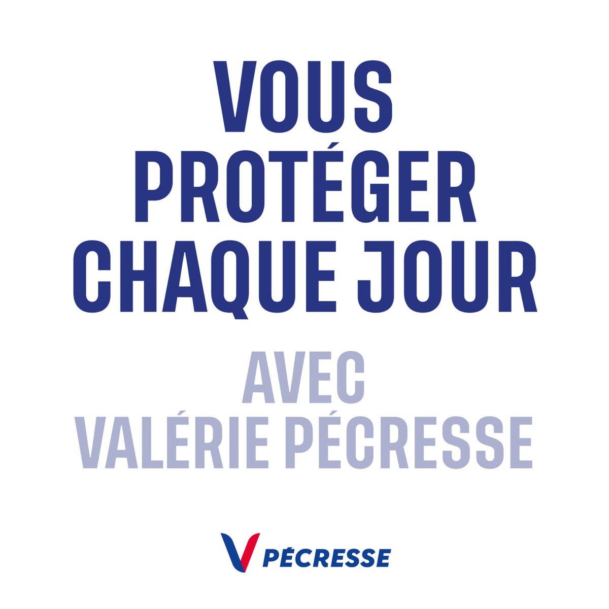 Pour être protégé chaque jour, dimanche, je vote <a href="/vpecresse/">Valérie Pécresse</a> ! #JeVotePecresse #Pecresse2022
