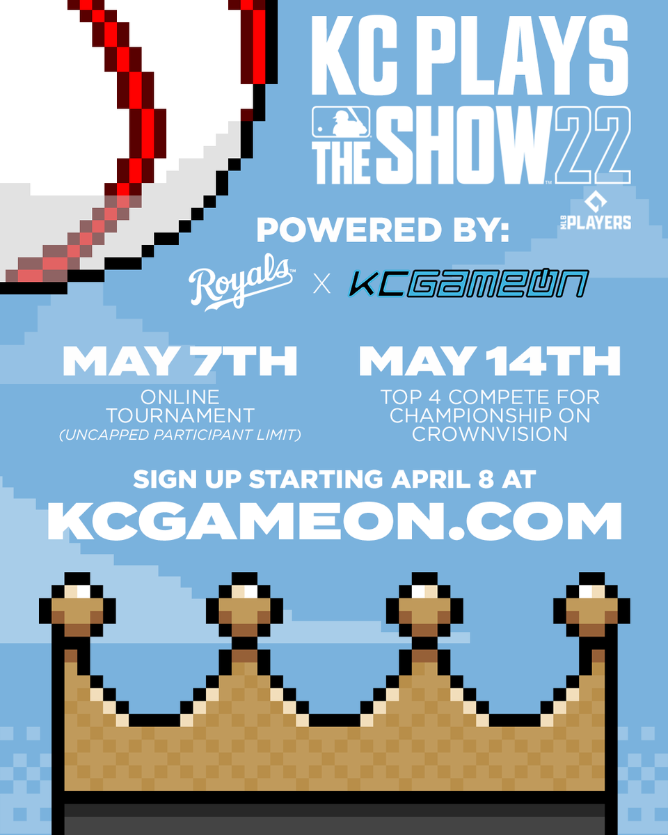 KC Plays the Show is back and registration is live!

Compete for stubs and a chance to play at #TheK on May 14th. #MLBTheShow

kcgameon.com/events