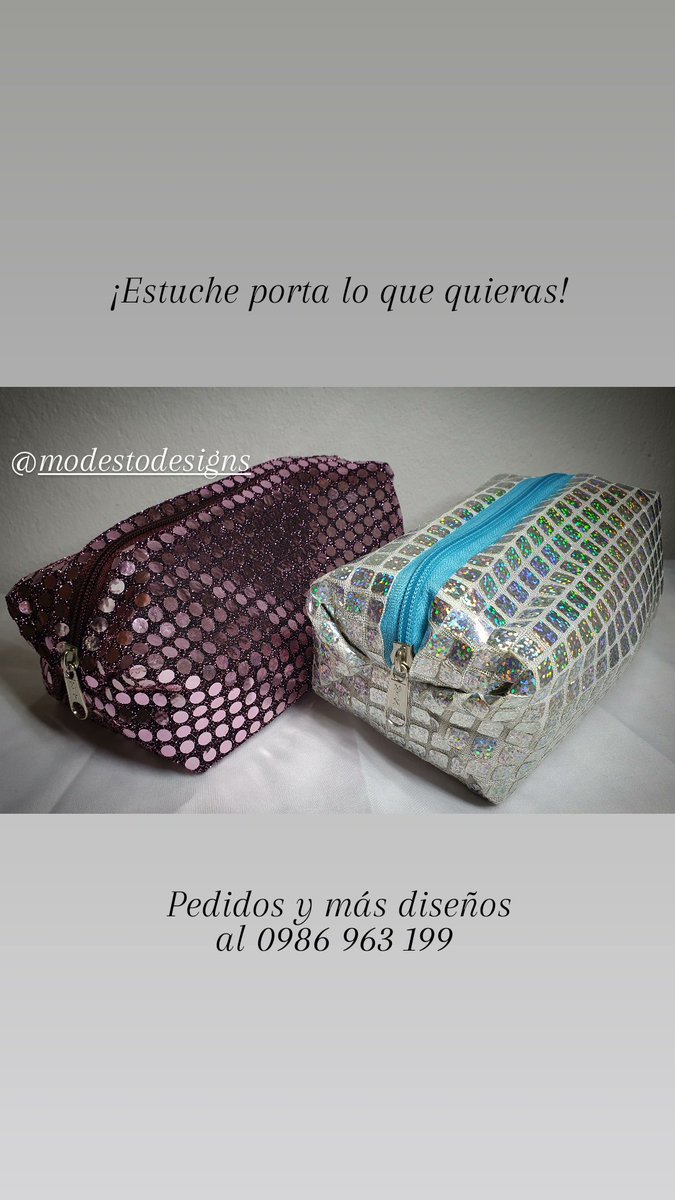 modestodesigns's tweet photo. ¡Estuche porta lo que quieras!

Gs. 15.000, 18.000 y 25.000.-

Pedidos al 0986 963 199
Rt Rt Rt Rt Rt Rt Rt Rt 
#cartuchera #neceser #Estuche #LittleBlack #BlackColor #manualidades #HechoAMano #Modesto #Asunción #Paraguay https://t.co/yond6sCnlD