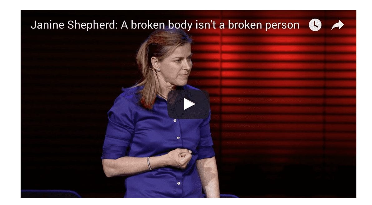 TEDxLancasterPA's tweet photo. Join us April 14 from 2-4pm IN-PERSON at @LancasterPubLib for our free TED Group Discussion on the TED talk by cross-country skier Janine Shepherd who hoped for an Olympic medal, until she was hit by a truck during a training bike ride. Details at https://t.co/6MyXKpkR5l https://t.co/cKTH3WpPFz