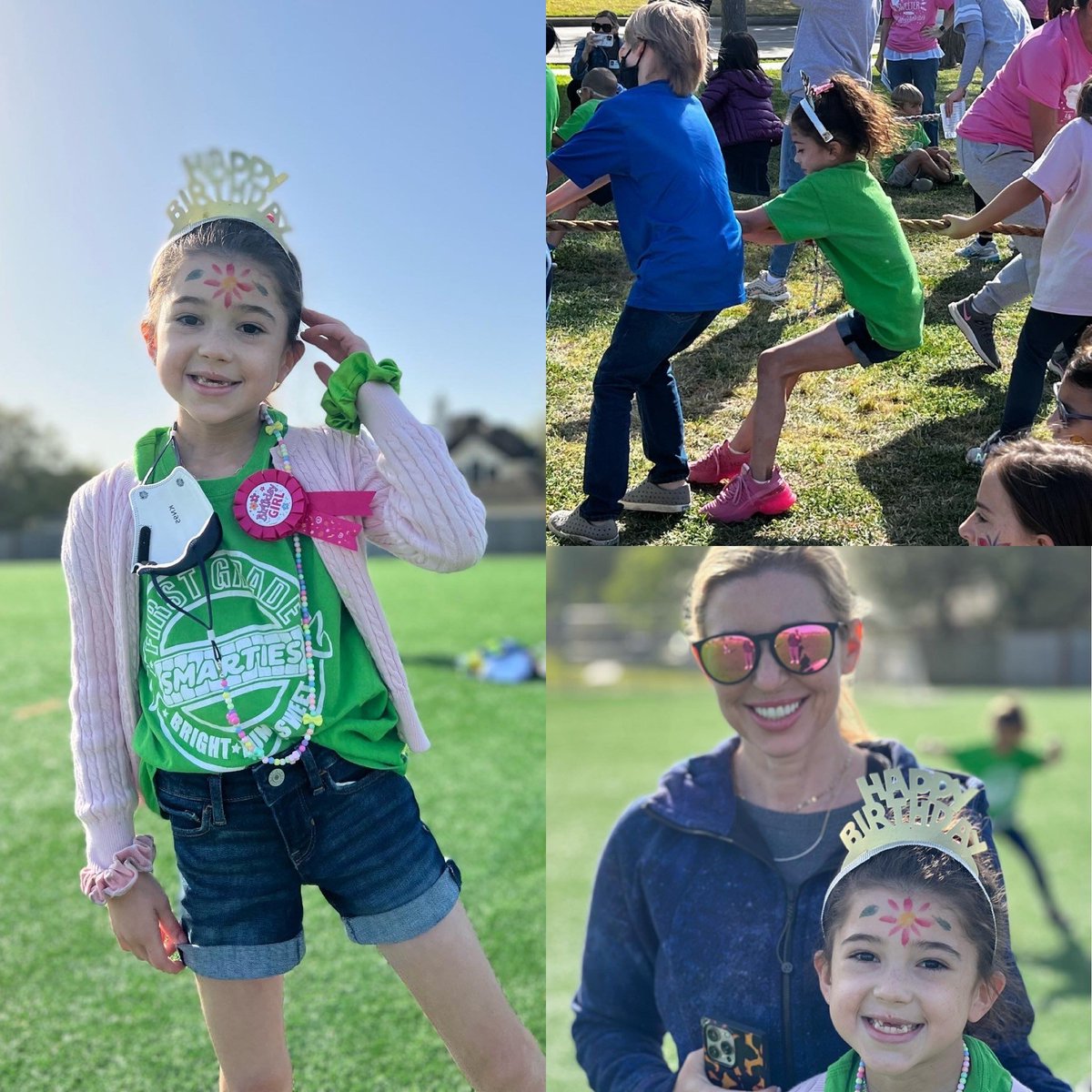 💚🌷🥳Proof of the importance of #organdonation! Juliana has an 8th birthday tomorrow, her heart #transplant anniversary April 27th, and had field day today! #julianasheart #transplantlife #hearttransplant #donatelifemonth #donatelife @TexasChildrens @LifeGift