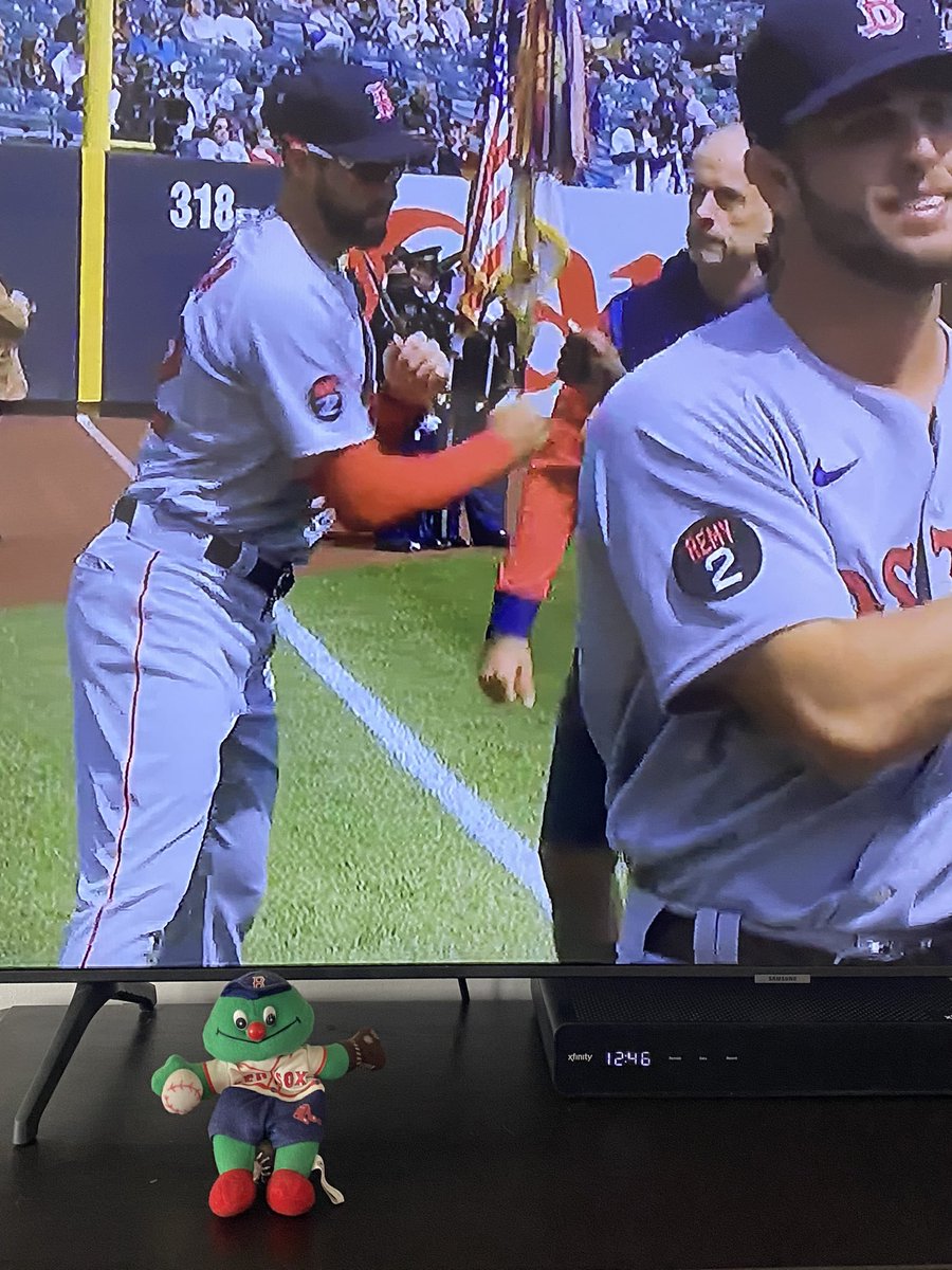 RyMoon's tweet image. Had to take out my Wally for Jerry Remy. It’s staying out all season. Go Sox! #RedSox #OpeningDay #JerryRemy #Remy2 #remdawg #wallysoutforremy @RedSox @DonOrsillo