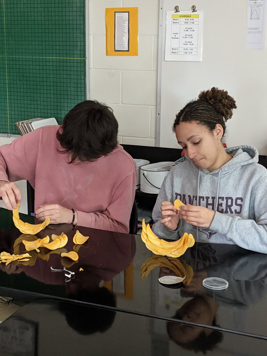 sarakputtmann's tweet photo. Success! Seminar Pringle Challenge.  #mphawks https://t.co/ExNGZZzn83