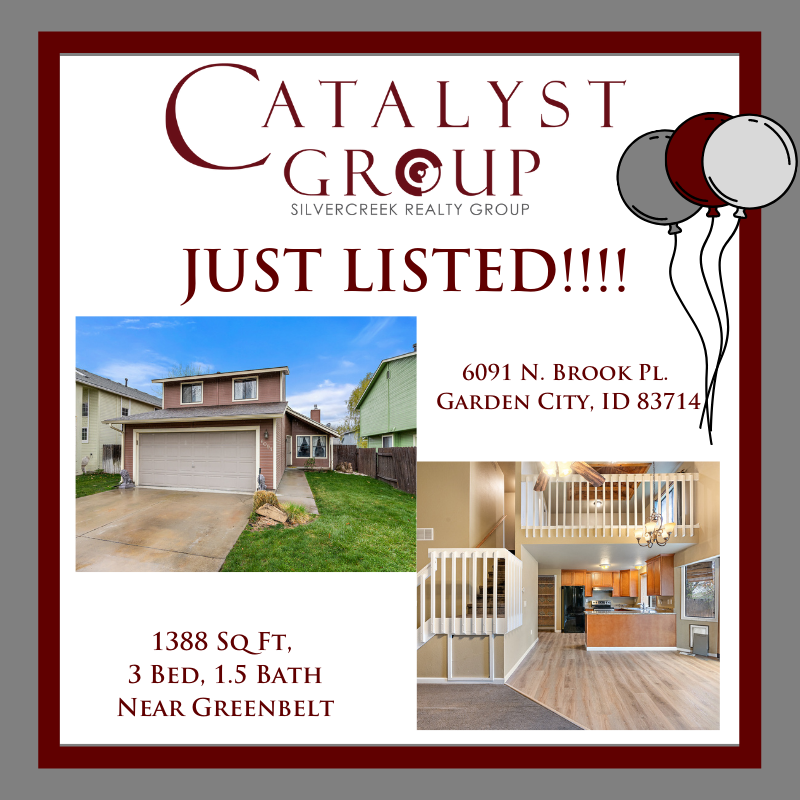 CatalystIdaho's tweet photo. Just listed this charming two-story home located within walking distance to the  Greenbelt. Updated granite countertops and kitchen flooring. Includes refrigerator, washer/dryer, and garage fridge.  No HOA fees.
https://t.co/Brylx7VVIz https://t.co/pLDLJWc7W9