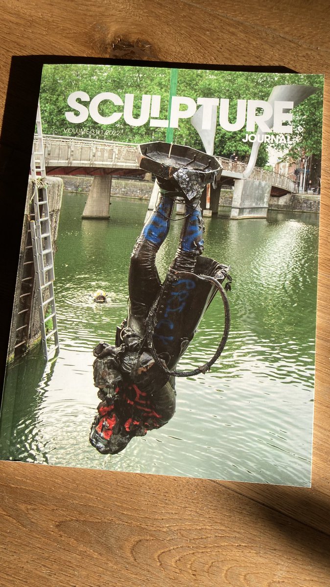 nlambrianou's tweet photo. Very proud to see my work alongside such a great set of articles in latest @SculptureJnl addressing recent issues around public space, monuments and iconoclasm  #BlackLivesMatter #iconoclasm https://t.co/0lCpkwqRRB