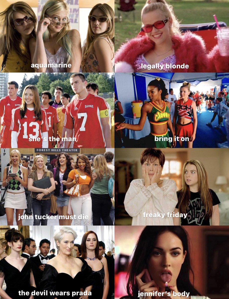 PopCulture2000s's tweet photo. here's a list of 2000s teen movies to watch or watch again https://t.co/tnYVzRTycz