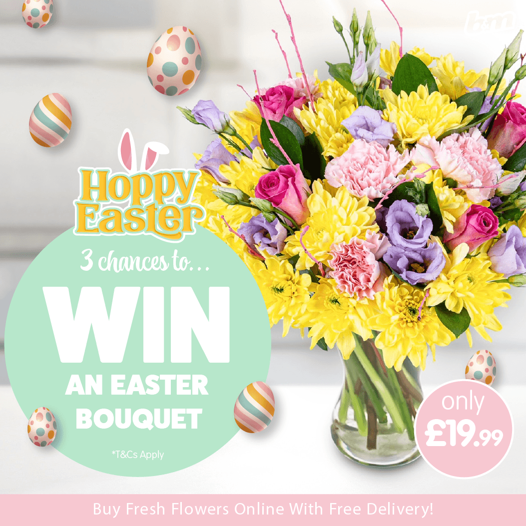 💐 #EASTER #COMPETITION TIME 💐

We're giving away THREE chances to #WIN a stunning Easter bouquet - just in time for Easter Sunday!

For a chance to win, simply 

1) FOLLOW US
2) RT this post
3) COMMENT #BMFlowers! 

Competition ends 9am 12/4/22