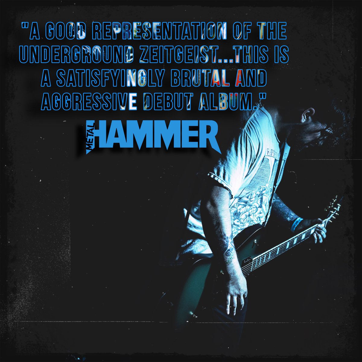 woundedtouch's tweet photo. See a featured review of ‘Americanxiety’ in this month’s ‘Innovators’ issue @MetalHammer  where they call the record “a good representation of the underground zeitgeist” and “a satisfyingly brutal and aggressive debut album.” Out now. 

@smartpunk @WordlessPR https://t.co/O0QdIqXoVM
