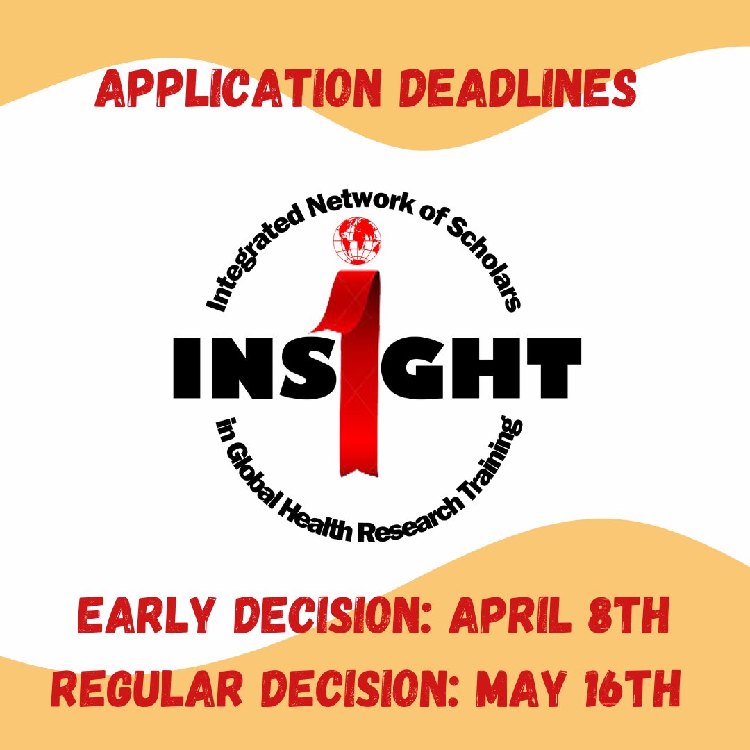 Today is the day for early decision applications!

Haven't submitted? Don't worry! You still have until May 16th to meet the regular decision deadline. Learn more about the application process at the link in our bio or visit our website at ciheb.org/INSIGHT-Fogart…