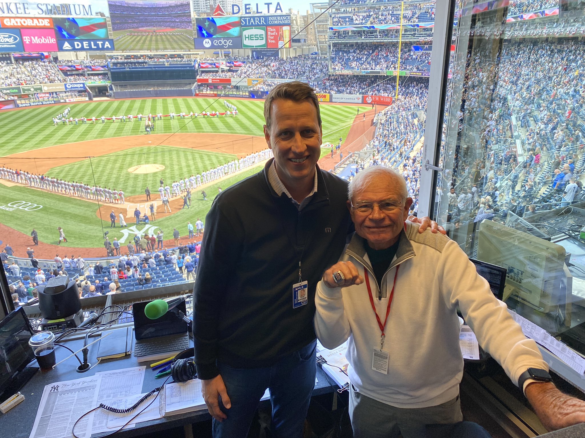 Will Flemming on X: "It's the honor of a lifetime to be with this guy to start his 40th year as the voice of the @RedSox on @WEEI https://t.co/W0aP9IkreO" / X