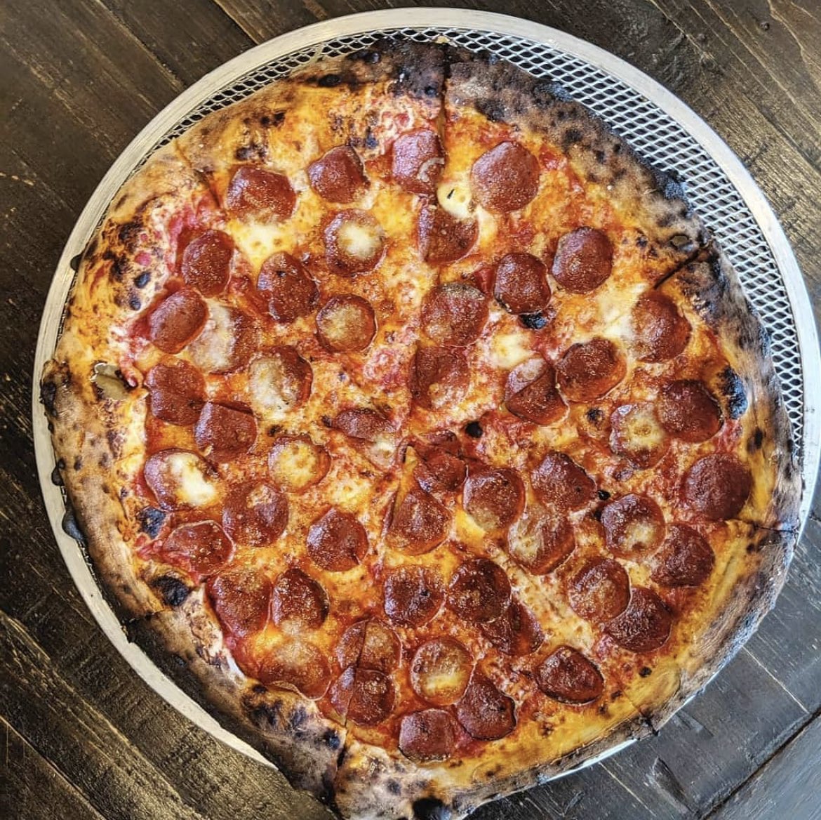 Ash wood fired pizza will be here from 4-8 tonight! Stop by for a slice and a pint before the hops game tonight!⚾️