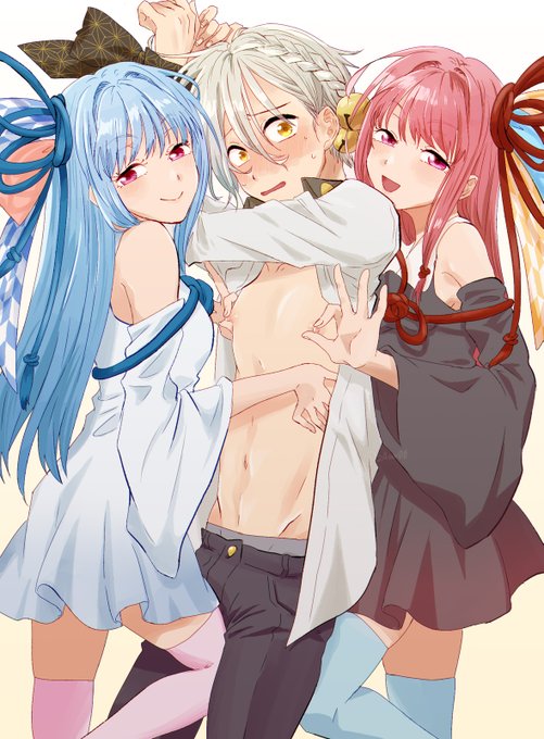 姉妹からえっちないたずらされちゃう弓鶴くん 