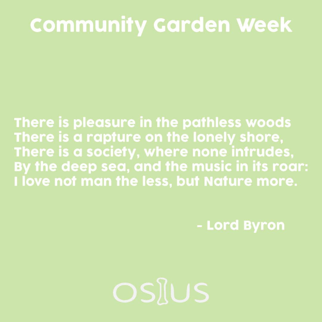 A poem we love to celebrate Community Garden Week! ❤️🌱

If you have a favourite poem about all things nature, share it with us in the replies!